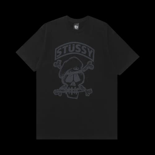 Stussy Captain Skull Tee 'Black'
