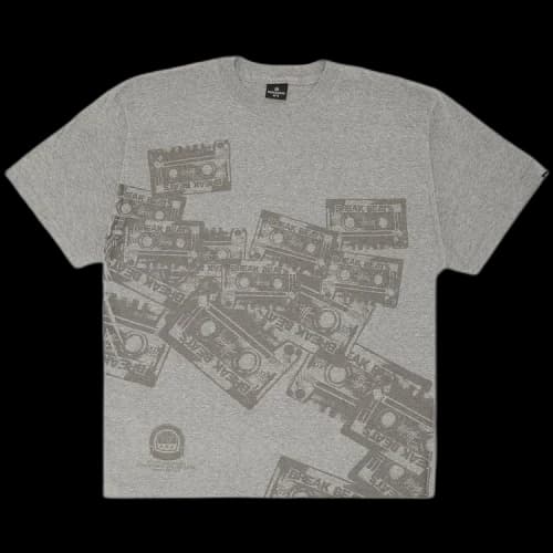 Stussy Custom Made In USA Stereo Tee 'Grey'