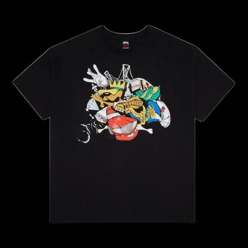 Stussy Gear Gangsta Dog Tee 'Black'
