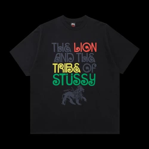 Stussy Gear Lion Tee 'Black'