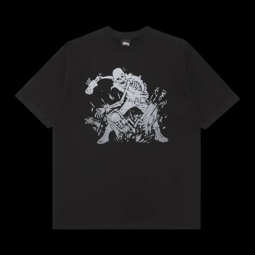 Stussy Gear Skull Man Broken Tee 'Black'
