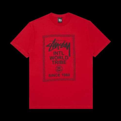 Stussy Intl. World Tribe Since 1980 Tee 'Red'