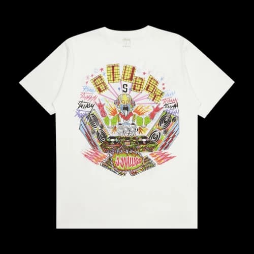 Stussy JJ Villard Hollywood Tee 'White'