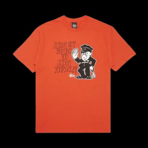 Stussy Judge Not Before You Judge Yourself!! Tee 'Red'
