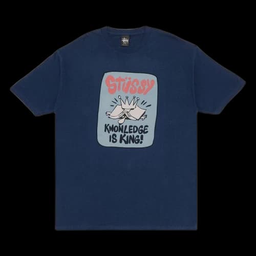 Stussy Knowledge Is King Tee 'Navy'