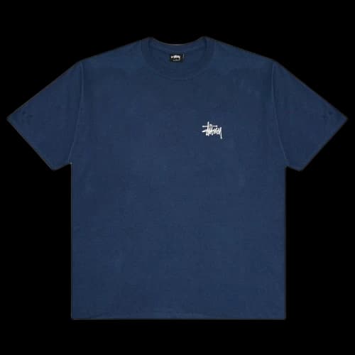 Stussy Logo Tee 'Navy'