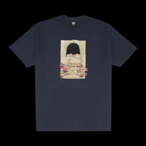 Stussy Night Sky Mountain Tee 'Navy'