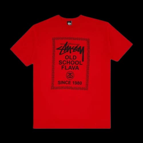 Stussy Old School Flava Tee 'Red'