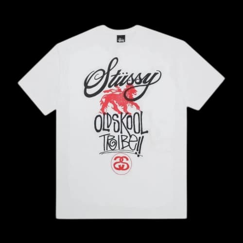 Stussy Old Skool Tribe Tee 'White'