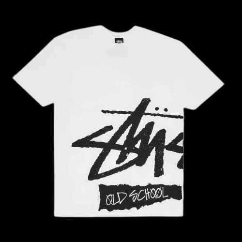 Stussy Old School World Tribe Tee 'White'