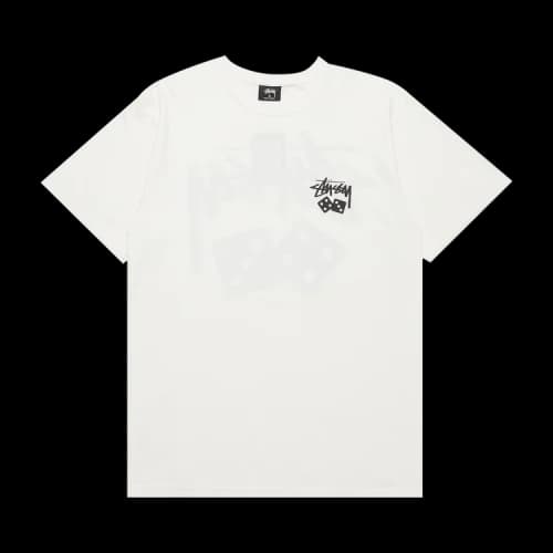 Stussy Stock Dice Tee 'White'