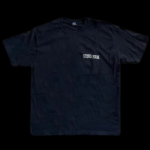 Stussy Stand Firm End Racism Now Tee 'Black'