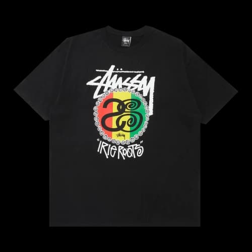 Stussy Stock Irie Roots Tee 'Black'
