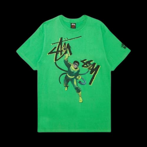 Stussy x Marvel Comics Doc Ock Tee 'Green'