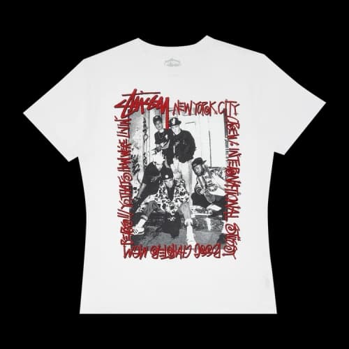 Stussy Yo That's How We're Livin Tee 'White'