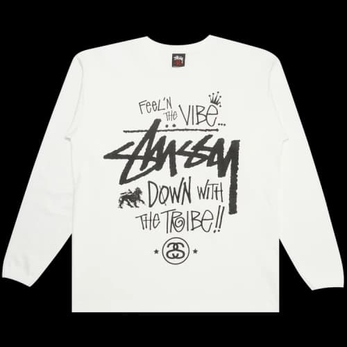Stussy Feel'n The Vibe Long-Sleeve 'White'