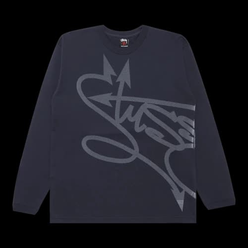 Stussy Gear Reflective Arrow Long-Sleeve 'Navy'
