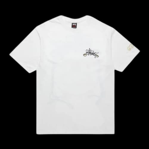 Stussy Basic Logo Sword Tee 'White'