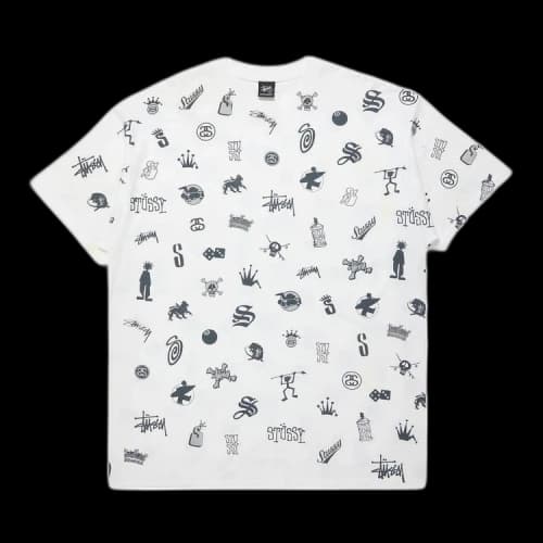 Stussy Collage Tee 'White'