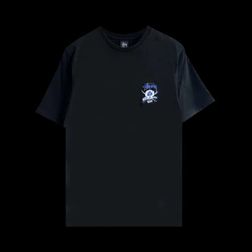 Vintage Stussy Skull Fresh Foils Logo Tee 'Black'