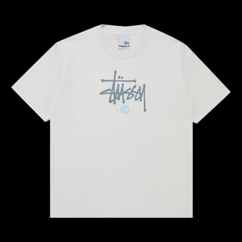 Stussy Kids Made In USA Basic Logo Tee 'Beige'