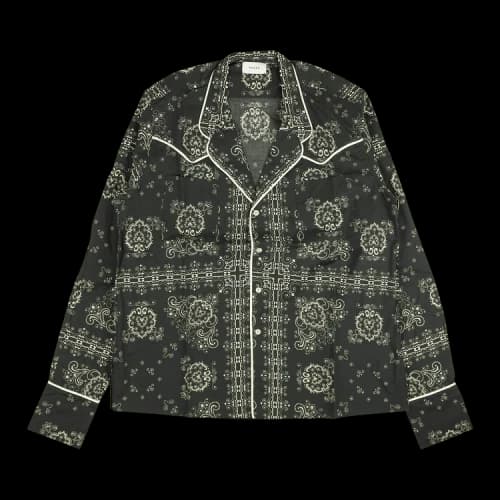 Rhude Bandana Western Pajama Shirt 'Black'