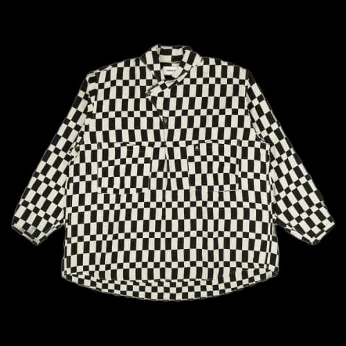 Ambush Pullover Check Shirt 'Black/White'