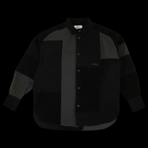 Ambush Patchwork Shirt 'Black/Grey'