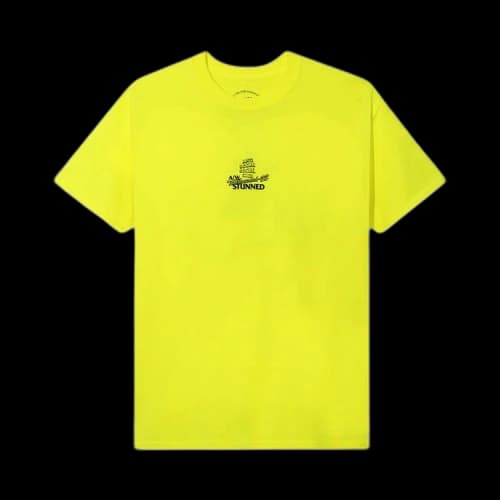 Anti Social Social Club Stunned Safety Tee 'Safety Green'