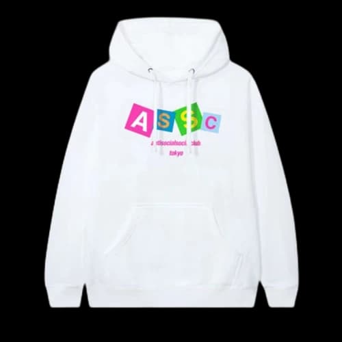 Anti Social Social Club Angle Hair Hoodie 'White'