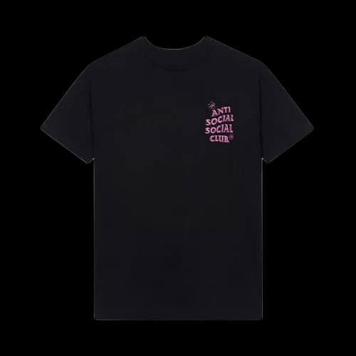 Anti Social Social Club Coral Crush T-Shirt 'Black'