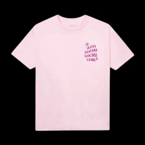 Anti Social Social Club Coral Crush T-Shirt 'Pink'