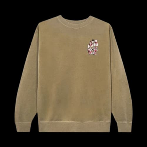 Anti Social Social Club 3.0 Pigment Dye Crewneck 'Sand'