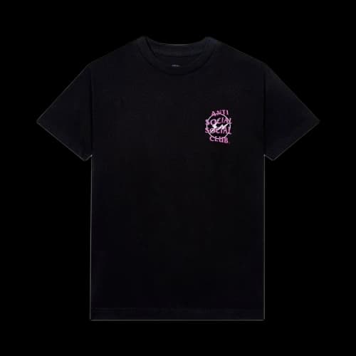 Anti Social Social Club x Fragment Precious Petals Tee 'Black/Pink'