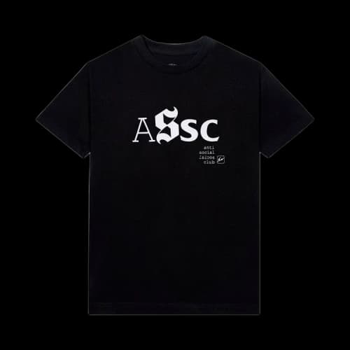 Anti Social Social Club x Fragment Type A Tee 'Black'