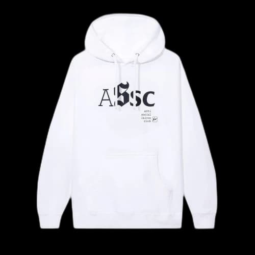 Anti Social Social Club x Fragment Type A Hoodie 'White'