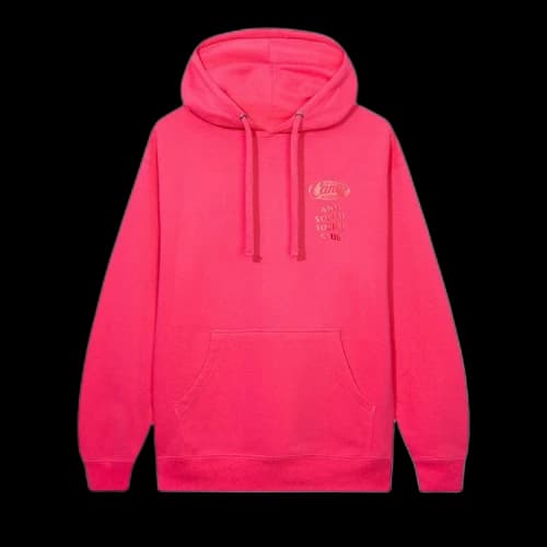 Anti Social Social Club x Raising Canes Shimmer Stack Hoodie 'Pink'