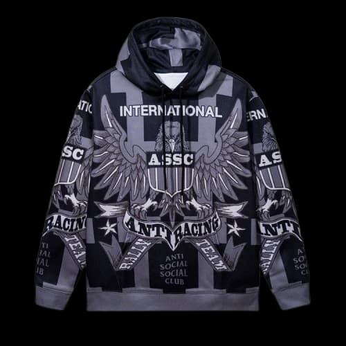Anti Social Social Club Overanxious Hoodie 'Black/Grey'