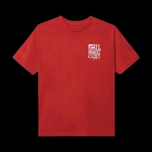 Anti Social Social Club Muted T-Shirt 'Red'
