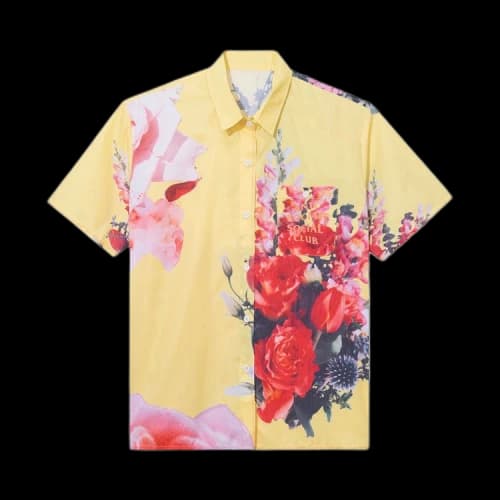 Anti Social Social Club Summers Over Button up 'Yellow'