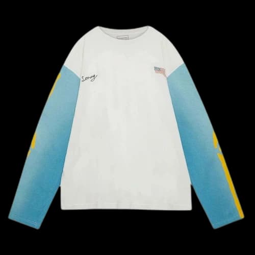 Kapital Sorry Bone Long-Sleeve T-Shirt 'White'