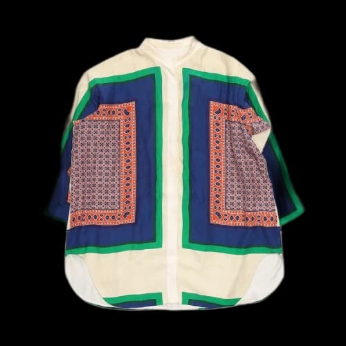 CELINE Silk Printed Blouse 'Multicolor'