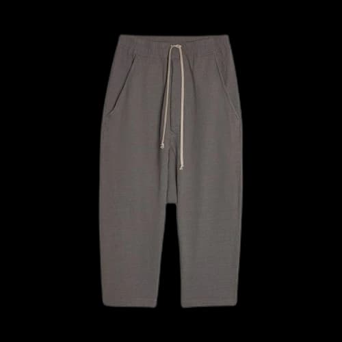Rick Owens DRKSHDW Cropped Drawstring Pant 'Dark Dust'