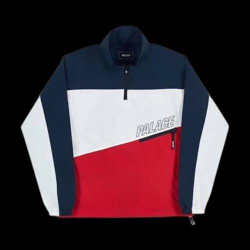 Palace 3-Track Shell Top 'Navy/White/Red'