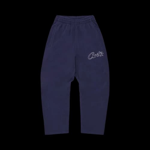 Corteiz Thick Stitch Allstarz Open Hem Pant 'Navy'