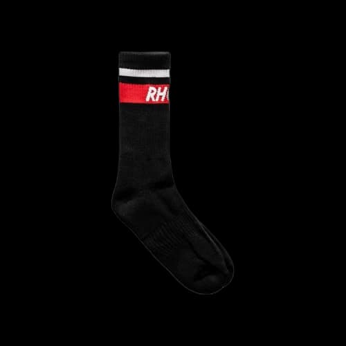 Rhude Mod Stripe Socks 'Black/Red'