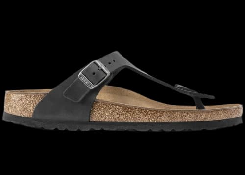 Birkenstock Gizeh Oiled Leather Black