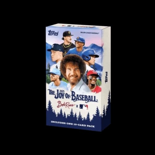 2025 Topps Bob Ross The Joy Of Baseball Happy Little Box