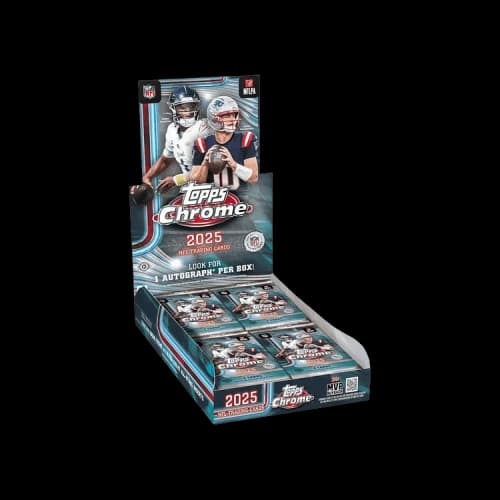 2025 Topps Chrome Football Hobby Box