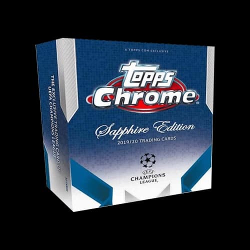2019-20 Topps Chrome Champions League Sapphire Edition Soccer Box